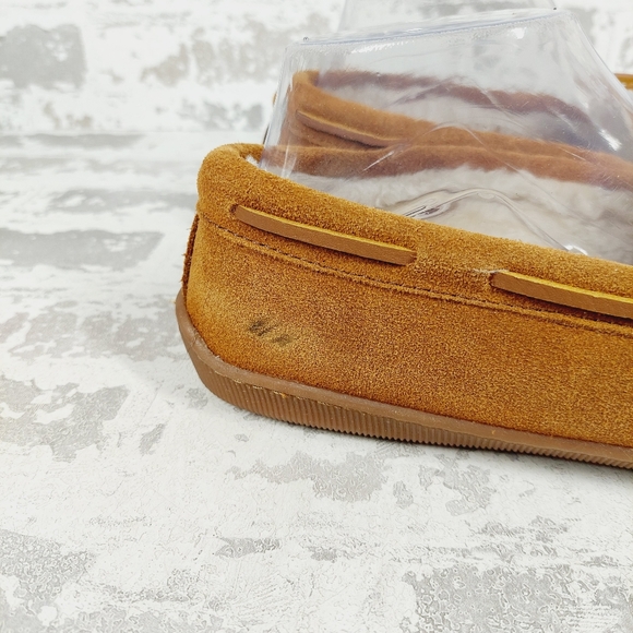 New Minnetonka Men's Suede Brown Softsole Driving Comfort Mocassins i559 - Picture 5 of 12